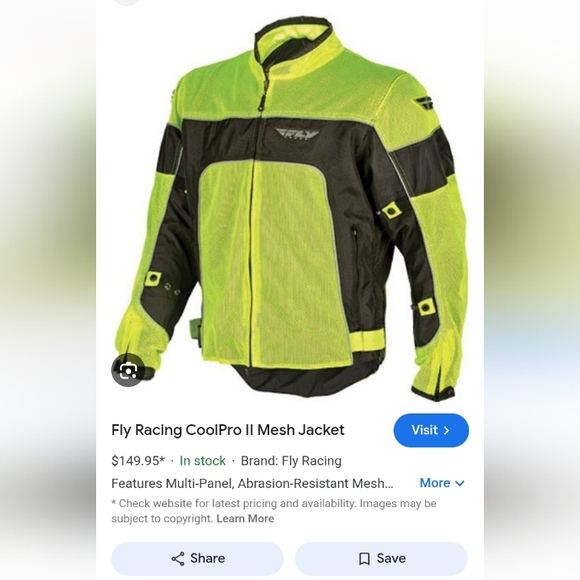 NWOT Fly Racing Jacket - Picture 4 of 4